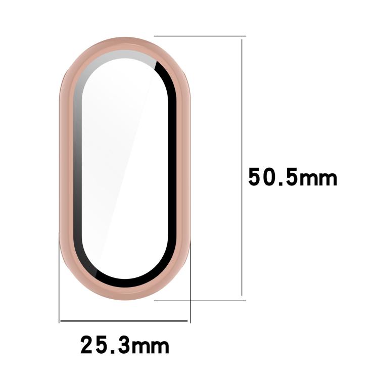 Hianjoo 2 Pack Cover con Vetro Temperato Compatibile per Xiaomi Mi Band 8 (2023), Pellicola Proteggi Schermo PC Custodia Compatibile con Xiaomi Mi Smart Band 8