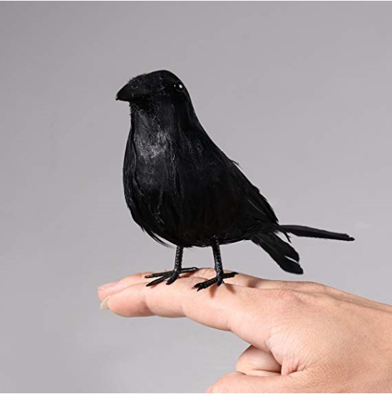 Halloween Decoration Crow Ornaments Simulation Crow - Image 2