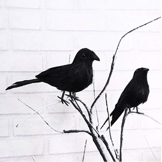 Halloween Decoration Crow Ornaments Simulation Crow - Image 3