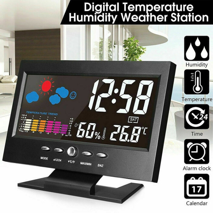 Colour Screen Calender Digital 8082T