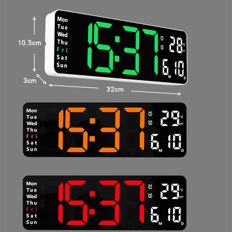 JDL LED CLOCK② 6629 13 Inch Multifunctional LED Living Room Large Screen
