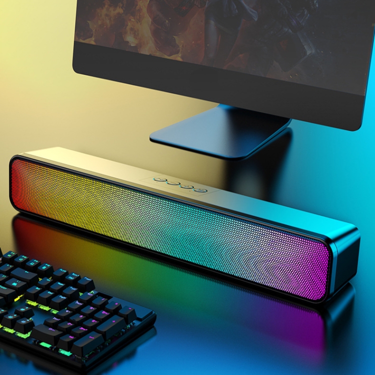 E-3562 Desktop Long Strip Multifunctional RGB Colorful Light Bluetooth ...