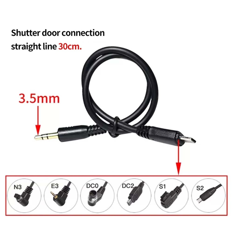 Cable Disparador Remoto En Espiral MC-DC2 De 50-100 Cm Para Nikon D7100, D7200, D7000 Y Más
