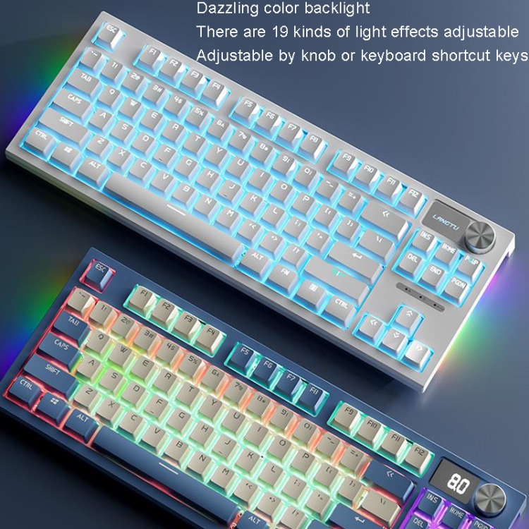 LANGTU LT84 メカニカル ルミナス キーボード、条式: 有線シングル