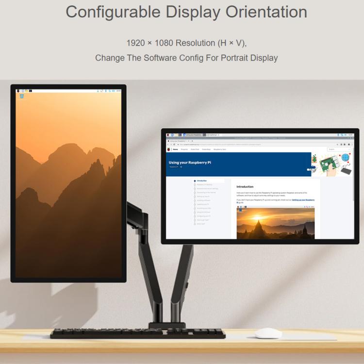 Waveshare 27-inch FHD Capacitive Touch Screen Monitor, 1920x1080 10 ...