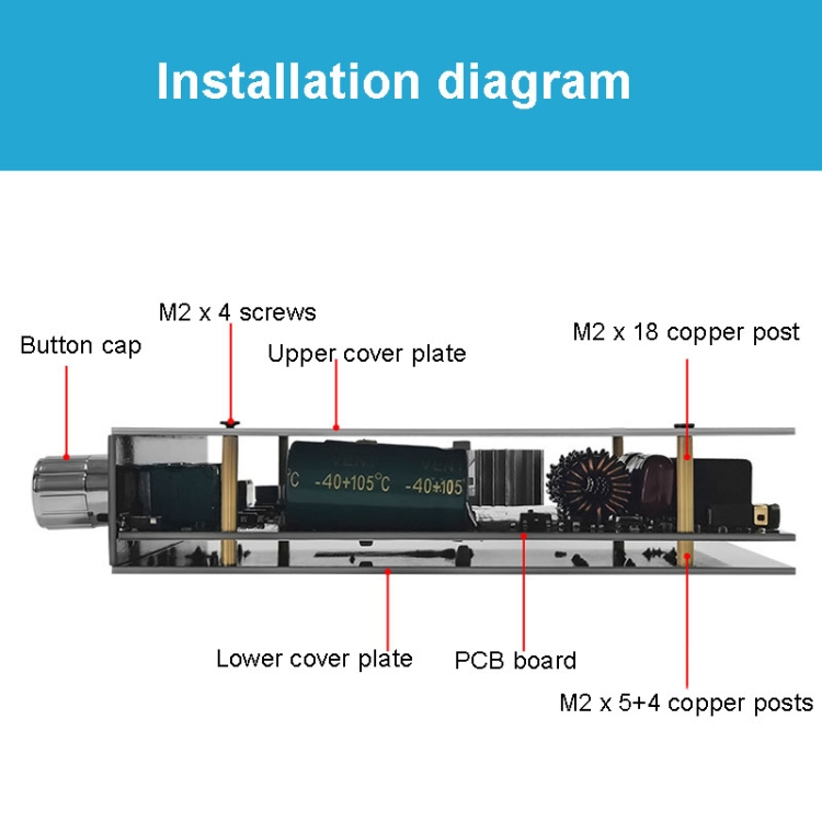 ZK-HT21 Bluetooth Digital Amplifier Module 2.1 Channel