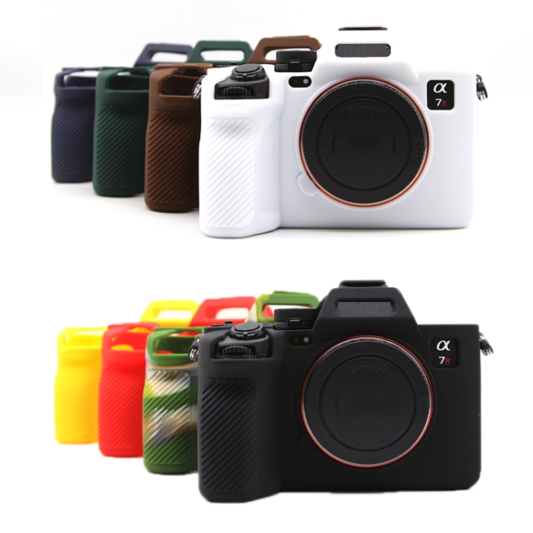 Sony A7RV ミラーレスカメラ用保護シリコンケース、カラー: レッド