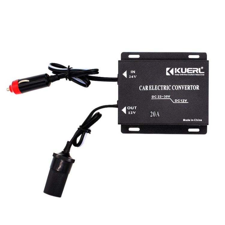 can you power a subwoofer from a cigarette lighter Car Audio Subwoofer Modification Cigarette Lighter Plug Power Converter  Buck, Model: 24V-12V 20A