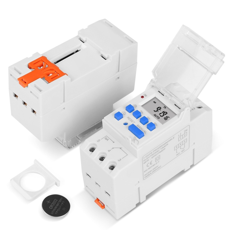 SINOTIMER TM919A-2 220V 16A Din Rail Mount Digital Timer Switch ...