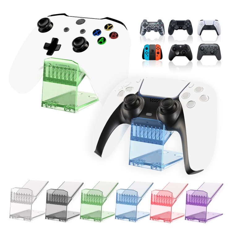 Controller Rack Unit Acrylic Game Controller Display Stand Desktop Storage Rack(Transparent)