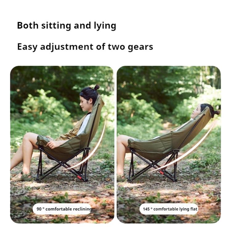 Naturehike アウトドア 折りたたみ ハイバック ムーン ラウンジチェア