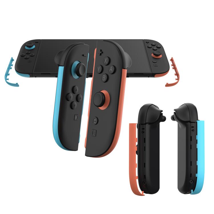 Nintendo Switch 2 JoyCon 左・右ハンドル用装飾ストリップ（左青、右赤）