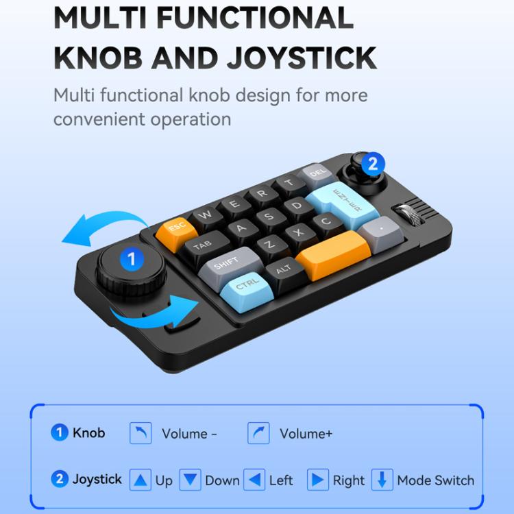 MKESPN 19-Key USB-C Wired Gaming Keyboard Macro Programmable Hot ...