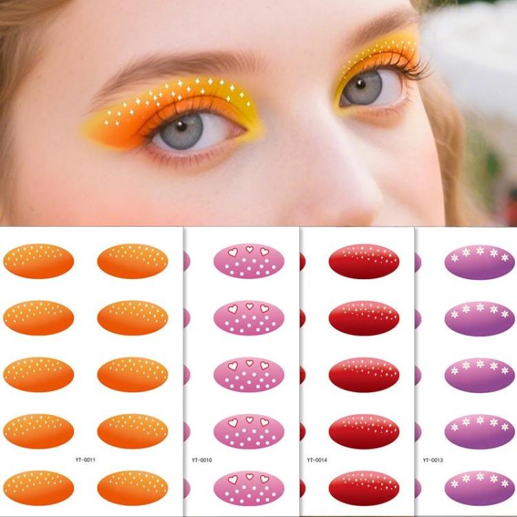 Discover the ultimate little secret for dazzly, high-shine makeup with the 5sheets /Pack Glitter Eye Shadow Tattoo Stickers