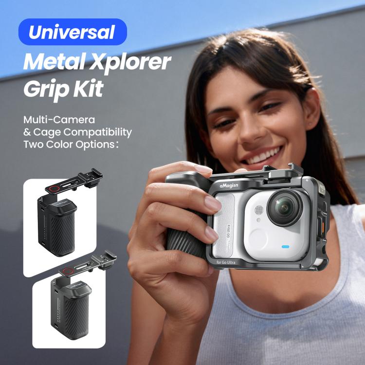 Camera Grip Vlog Houder voor DJI Osmo Action 6, Action Camera Camera Grip Vlog Houder voor DJI Osmo Action 6, Action Camera