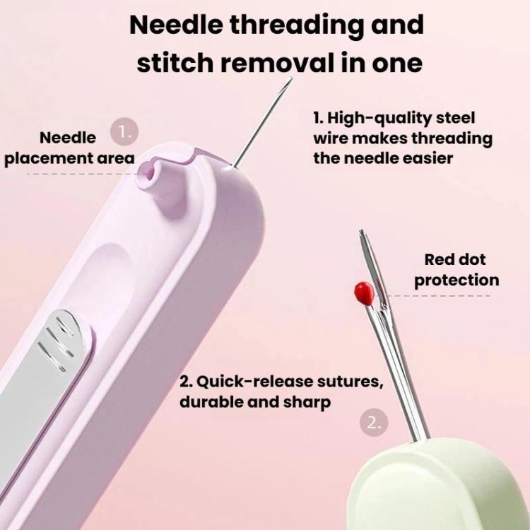Telescoping Thread Remover Multifunctional Portable Needle Threader Telescopic Thread Pick & Seam ...