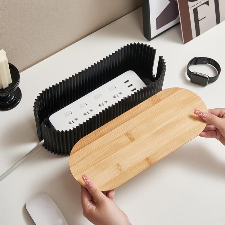 Desktop Wire Management Cable Box Power Socket & Power Cord Storage ...