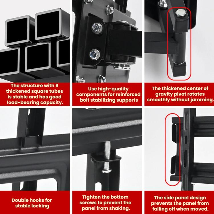 26-65 Inch Telescopic Rotating TV Wall Mount(ZX-105)