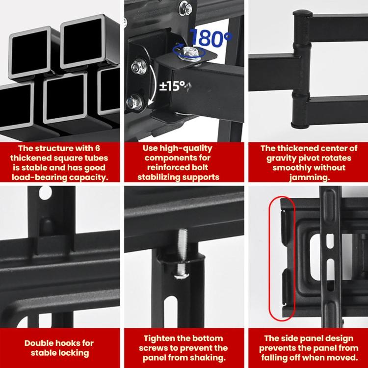 26-55 inch Telescopic Rotating TV Wall Mount(ZX-103)