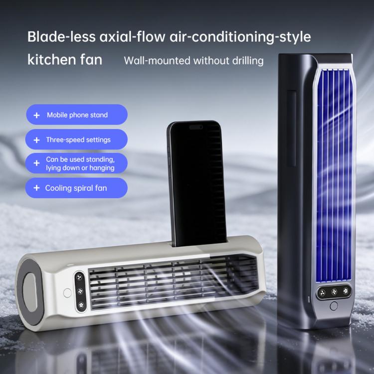 E7 Digital Display Desktop Tower Fan For Home Punch-Free