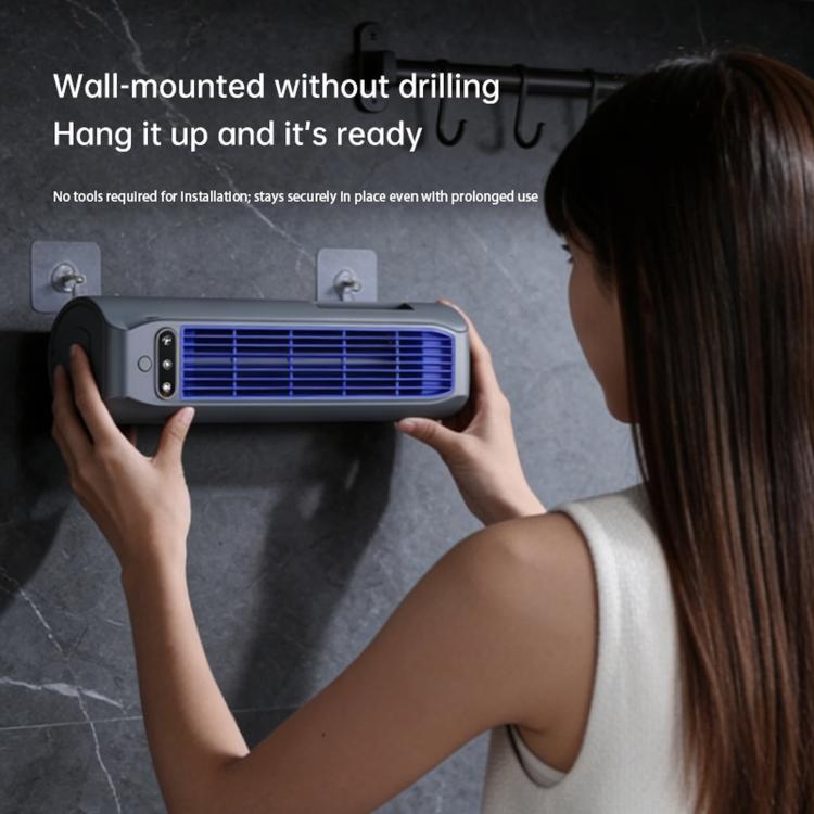 E7 Digital Display Desktop Tower Fan For Home Punch-Free