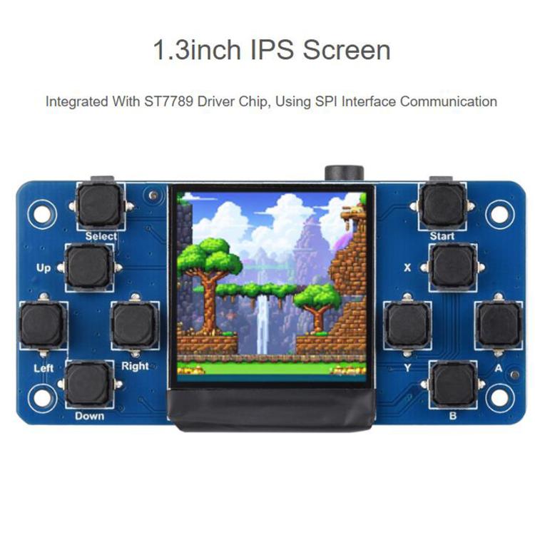 Waveshare Raspberry Pi Shield WAVESHARE 29422 คอนโซลเกมจอ LCD ขนาด 1.3 นิ้ว สำหรับ Raspberry Pi ความ ...
