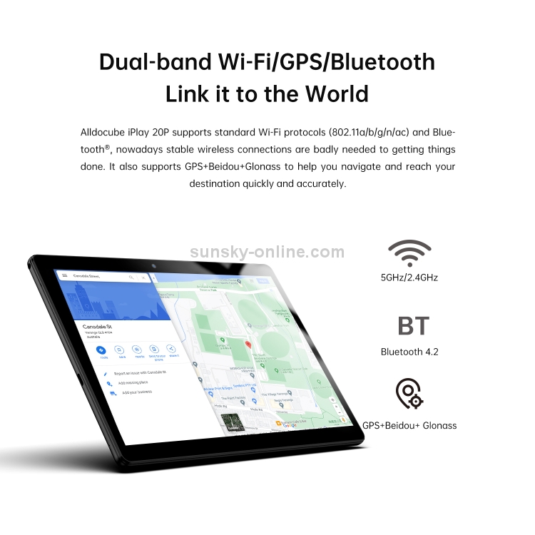 ALLDOCUBE iPlay 20P T1021P 4G Call Tablet, 10.1 inch, 6GB+128GB