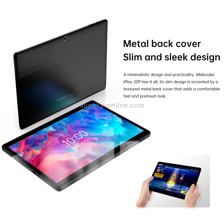 ALLDOCUBE iPlay 20P T1021P 4G Call Tablet, 10.1 inch, 6GB+128GB ALLDOCUBE iPlay 20P T1021P 4G Call Tablet, 10.1 inch, 6GB+128GB