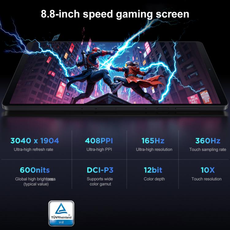 Lenovo LEGION Y700 Gen4 8.8 inch AI Gaming WIFI Tablet, 16