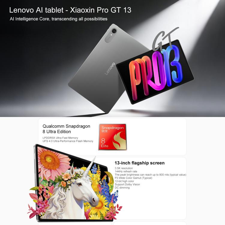 Lenovo Xiaoxin Pad Pro GT13, 13 inch 3.5K AI Learning