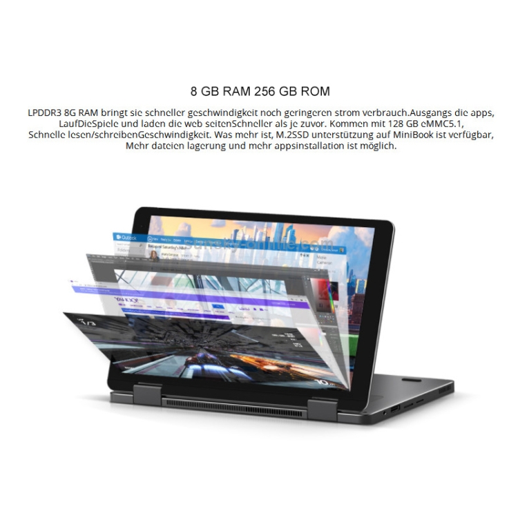 CHUWI MiniBook Laptop, 8 inch, 8GB+256GB CHUWI MiniBook Laptop, 8 inch, 8GB+256GB