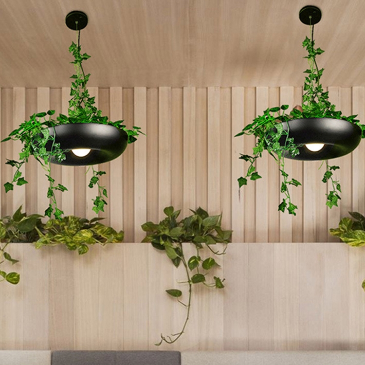 Transform Your Room with a Green Glow Warm White Hanging Plant Lamp for Modern Décor Lovers