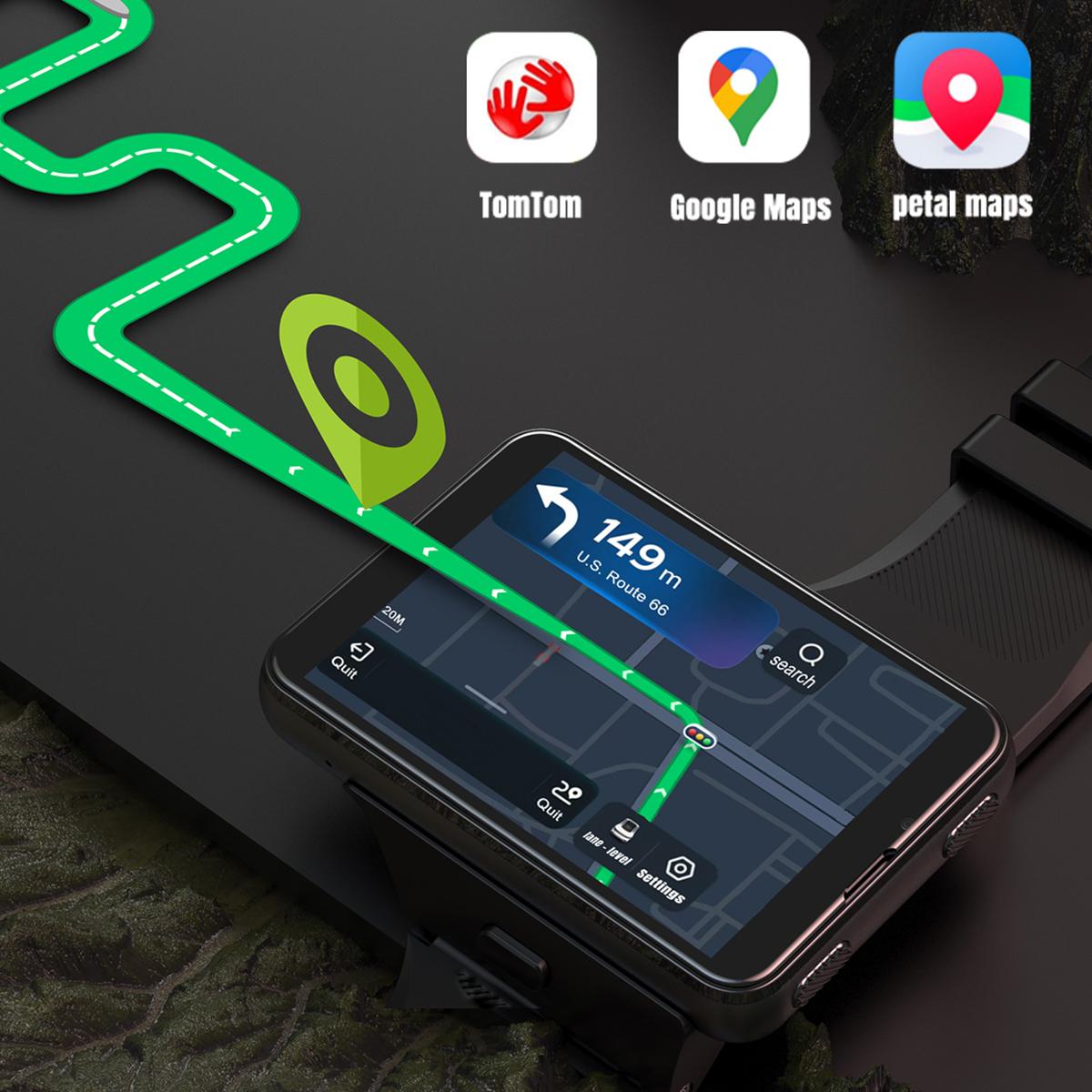 S999 Rfr S999 2.88 inch TFT Screen 4G Smart Watch, Android 11 4GB+64GB(Silver)