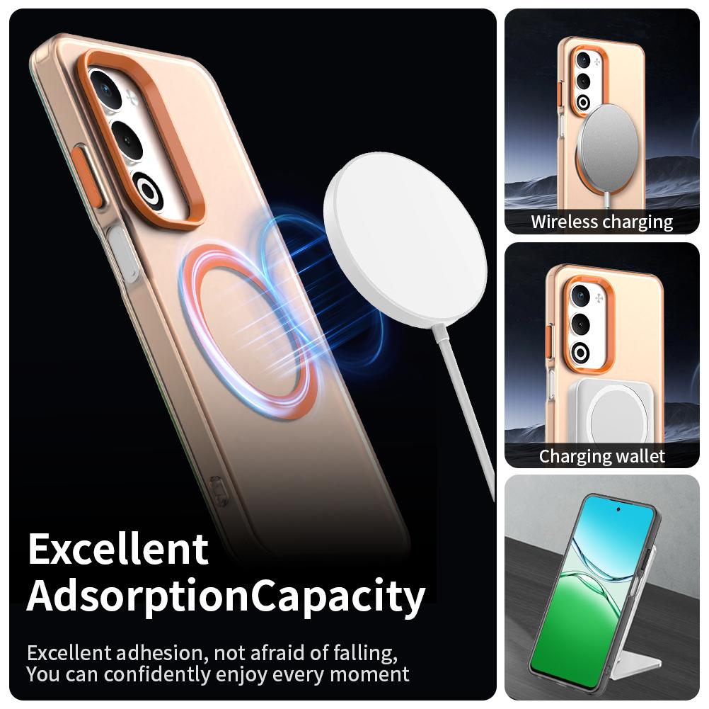 OPPO A5 5G用 Global Candy Magsafe PC ハイブリッド TPU 携帯ケース