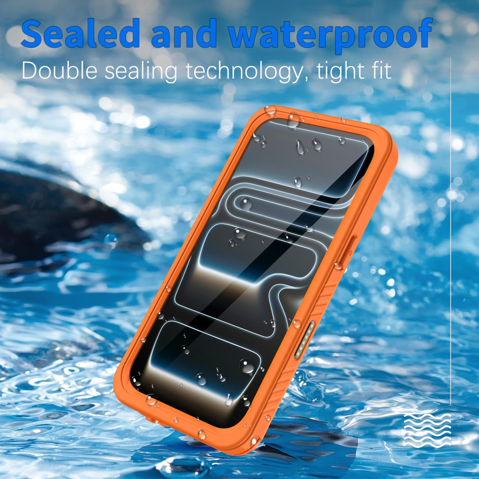 For iPhone 17 Pro RedPepper Waterproof Phone Case(Orange) - 6