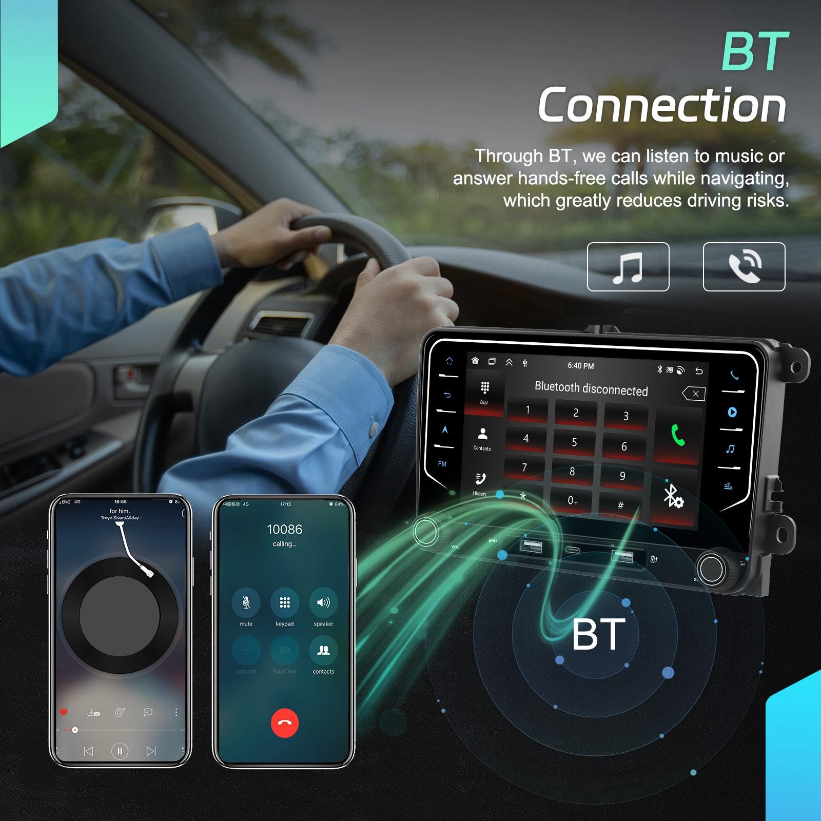 For Volkswagen Android 15 7 inch Wireless CarPlay Car Player Central ...
