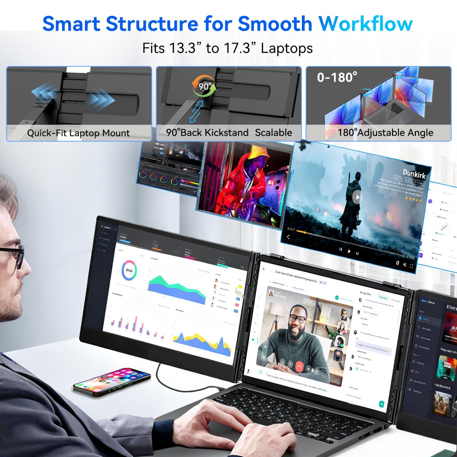 [HK Warehouse] Blackview DCM6 Pro 14 inch Dual Screen Portable Laptop ...