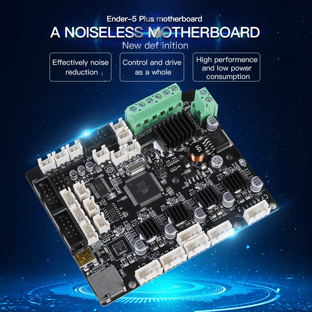 Creality Ender 5 Plus / CR-10S V2.2 Silent Mainboard Noiseless Motherboard 3D Printer Part Accessories - 3