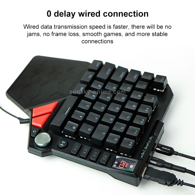 SUNSKY - Handjoy K5 Gaming Mobile Mechanical One Hand