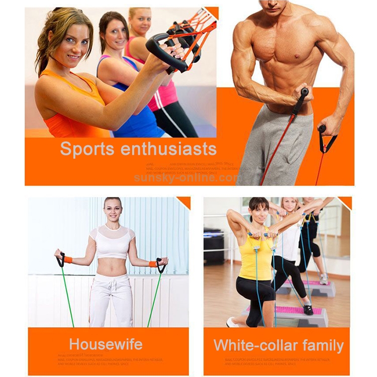 Stretch Elastic Ropes Fitness Exercise Resistance Bands Stretch Elastic Rope Workout Yoga ...