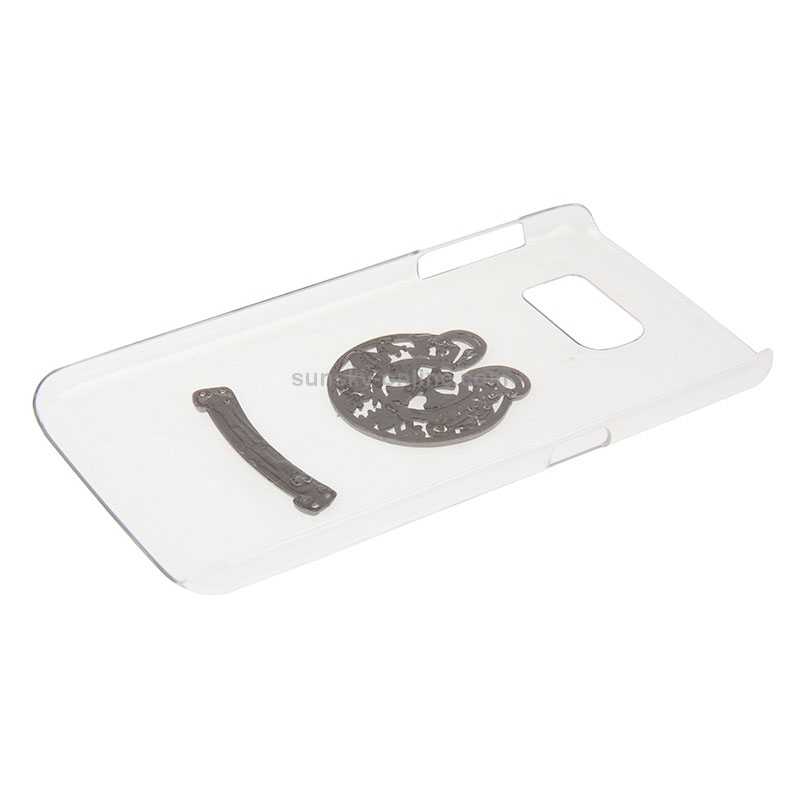 For Galaxy S6 Edge+ / G928 Transparent Diamond Encrusted Medal Pattern ...