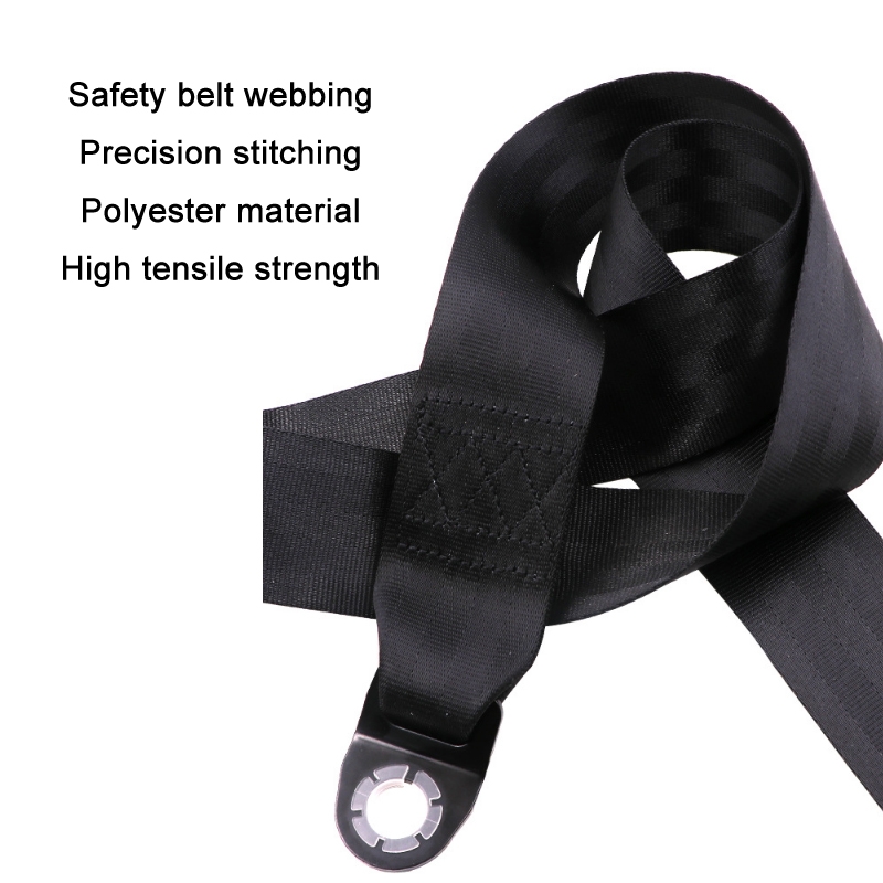 Universal 3-point Car Retrofit Seat Belt With Emergency Locking(Braided ...