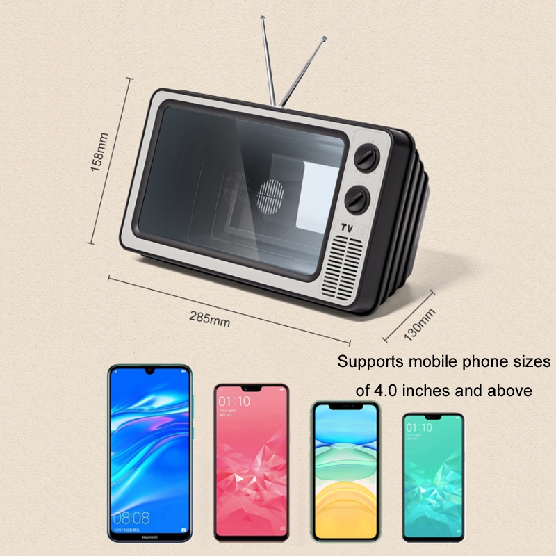 Supporto Per Telefono Con Lente D'ingrandimento – Amplificatore Schermo 2-3x, Compatto, Per Ridurre L'affaticamento Degli Occhi, 2 Pezzi
