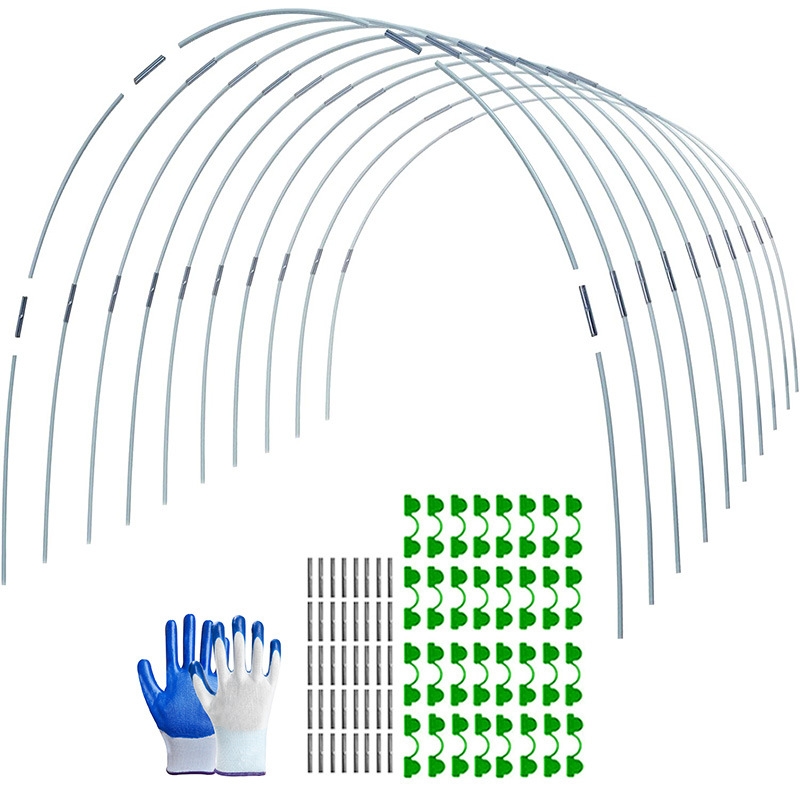 Transform Your Garden with the Rustproof Steel Garden Arch Greenhouse Hoops Tunnel Frame, Plant Support