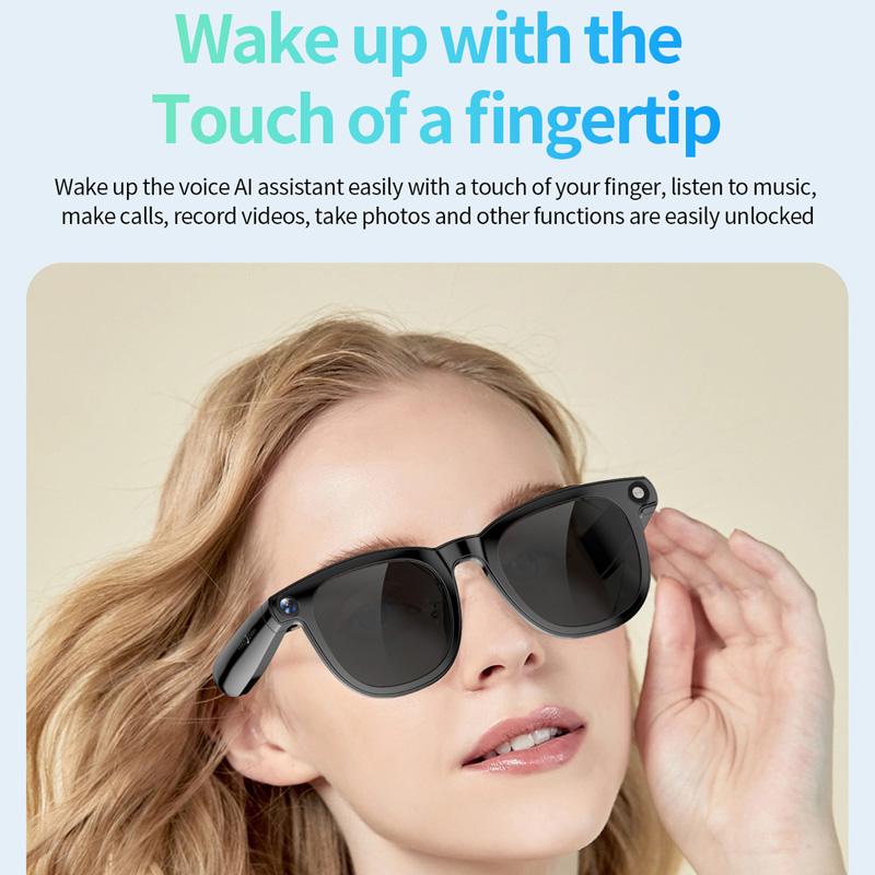 JS01 Pro Smart Glasses Support 12MP Camera, AI Translation, Human ...