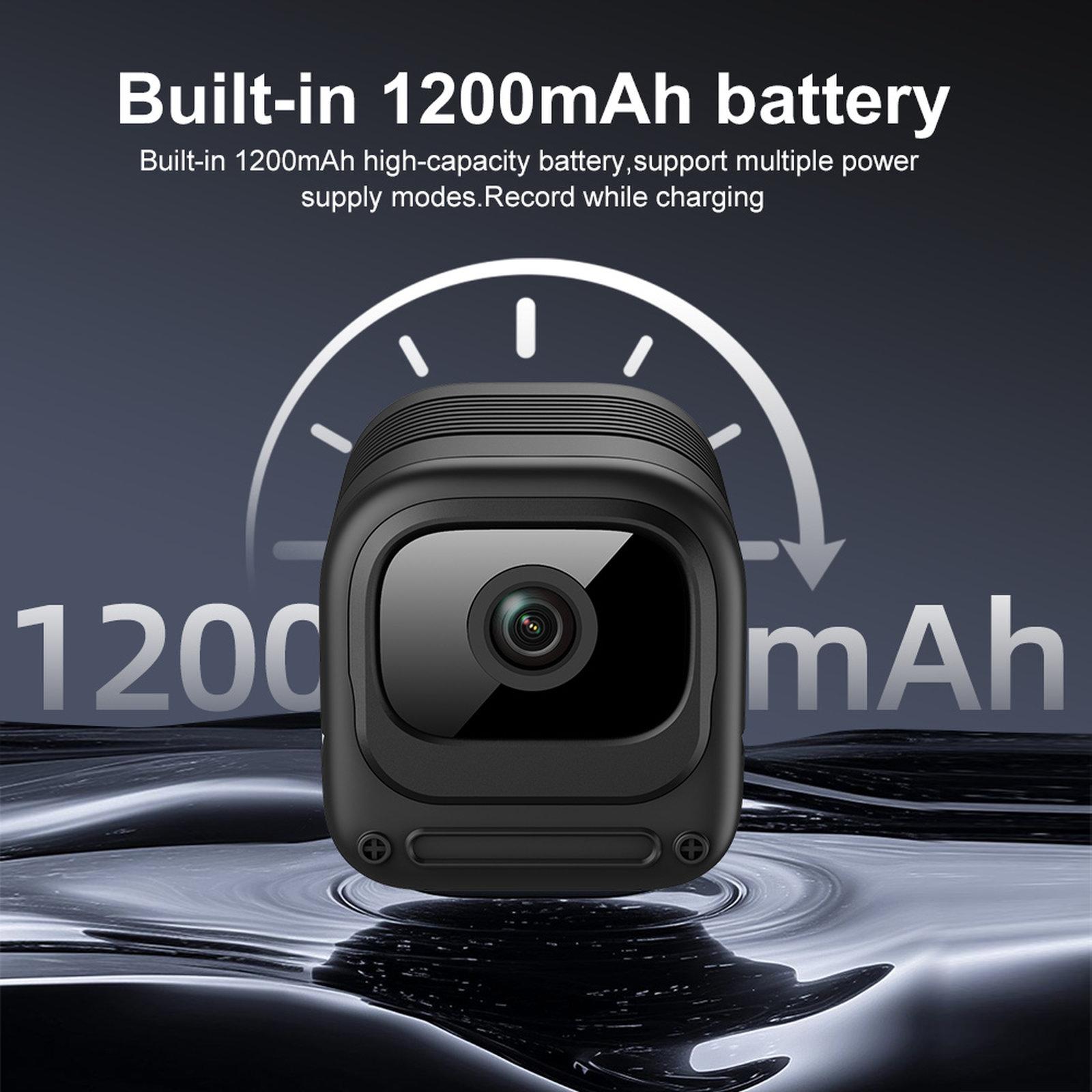 Batteria integrata 1200 mAh telecamera WiFi W08