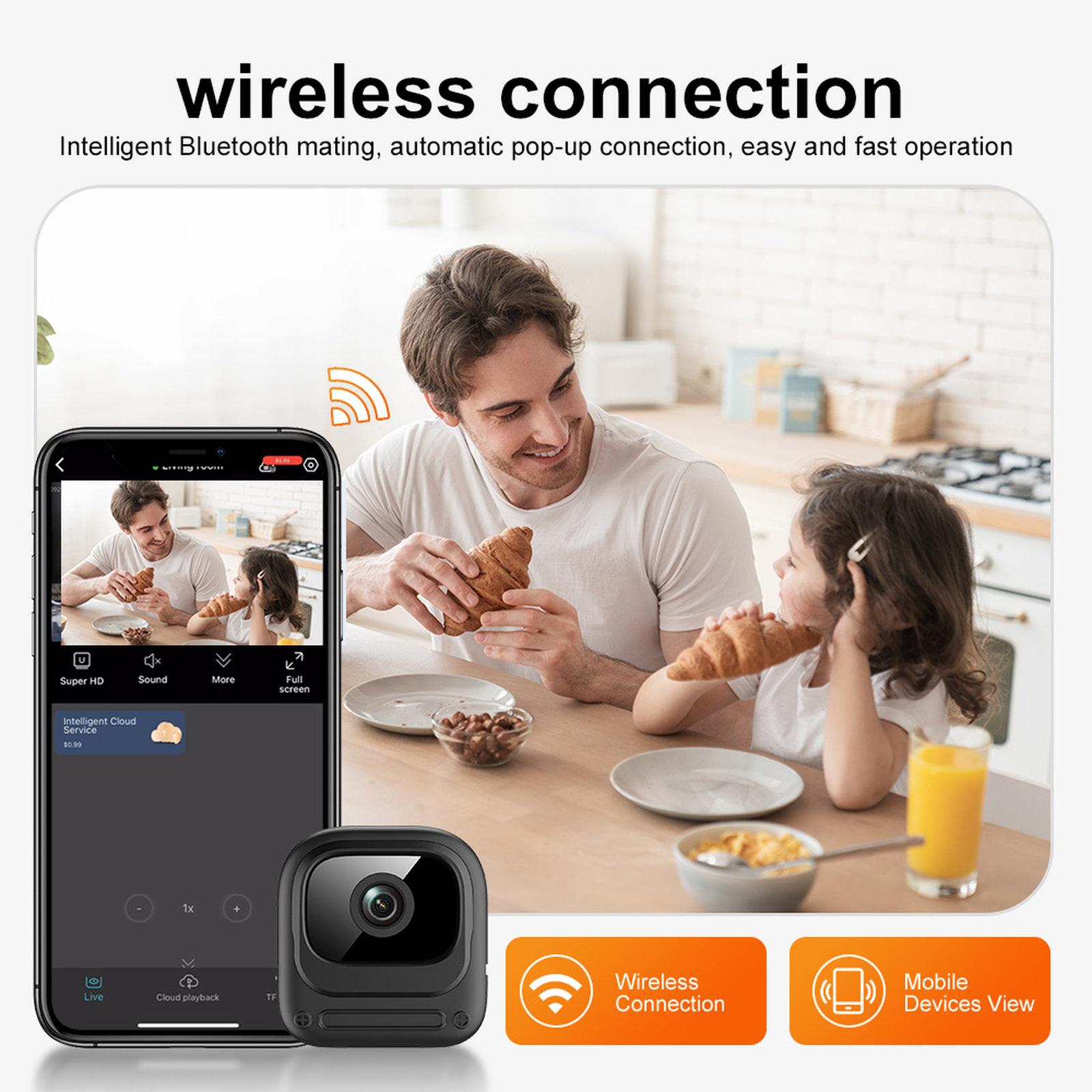 Telecamera W08 collegamento WiFi e visualizzazione da smartphone