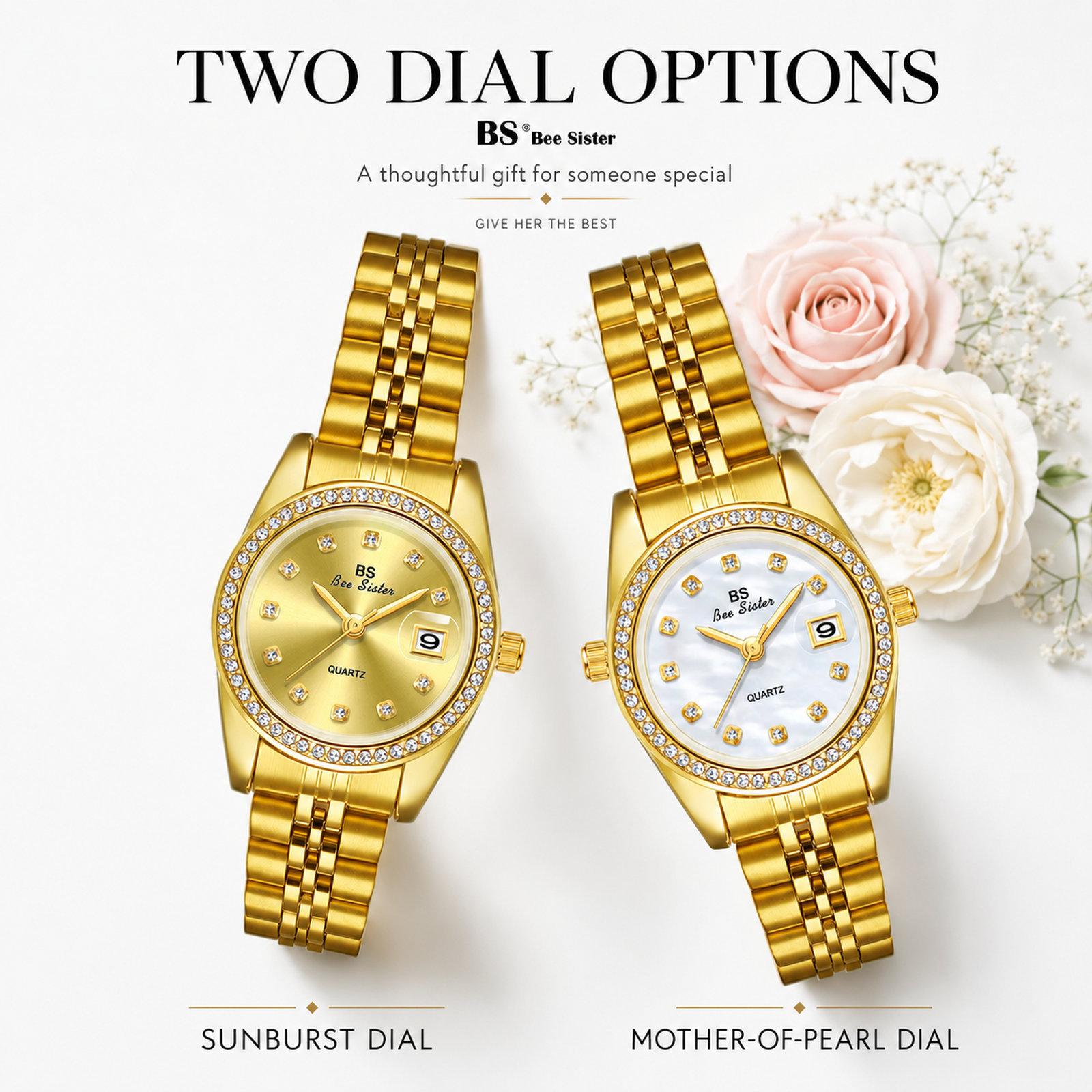 BS Bee Sister FA1787 Women Steel Band Dress Watch  display picture 3