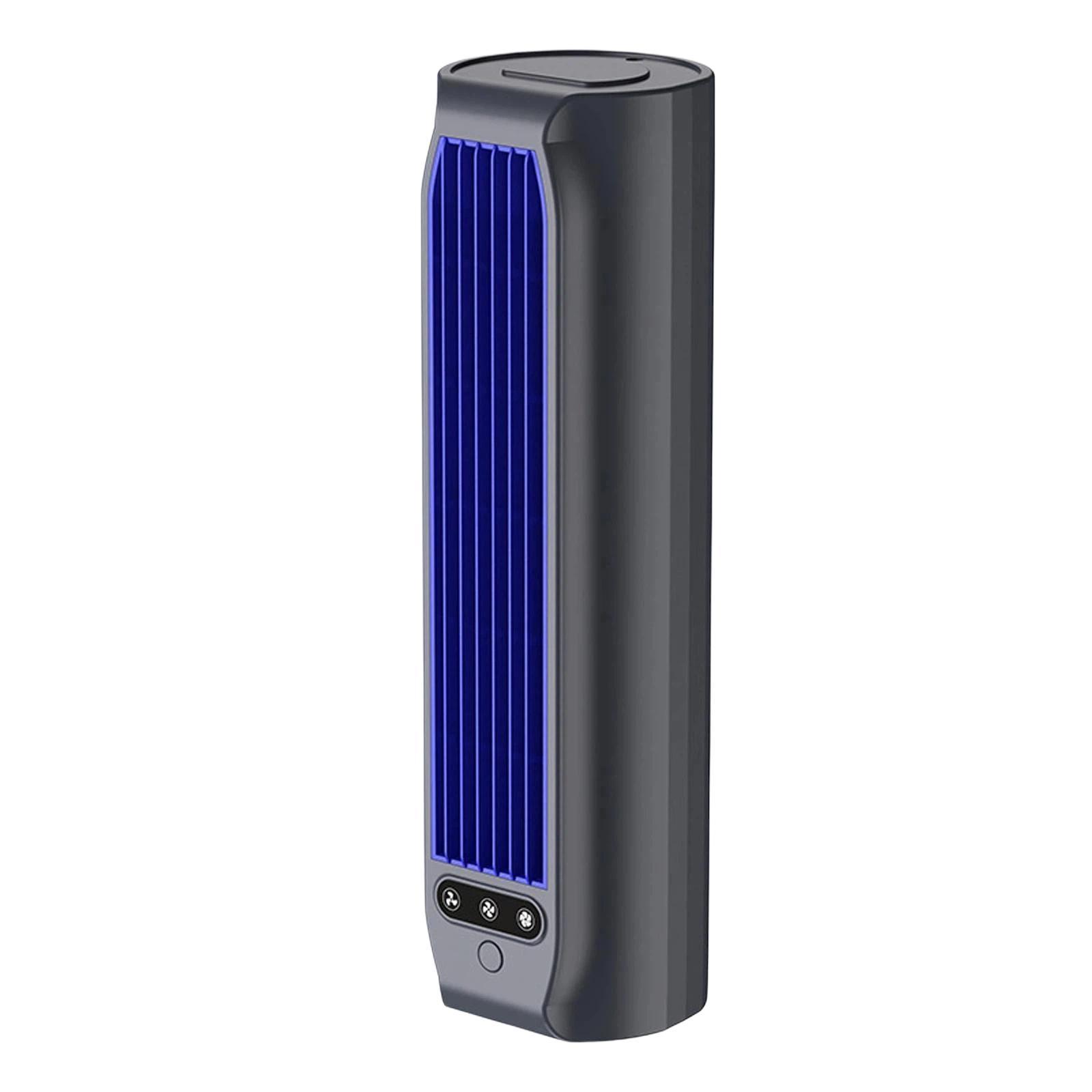 E7 Digital Display Desktop Tower Fan For Home Punch-Free