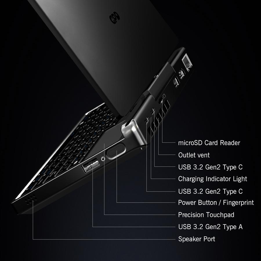 GPD MicroPC 2 Handheld Gaming PC, 16GB+512GB, 7 inch